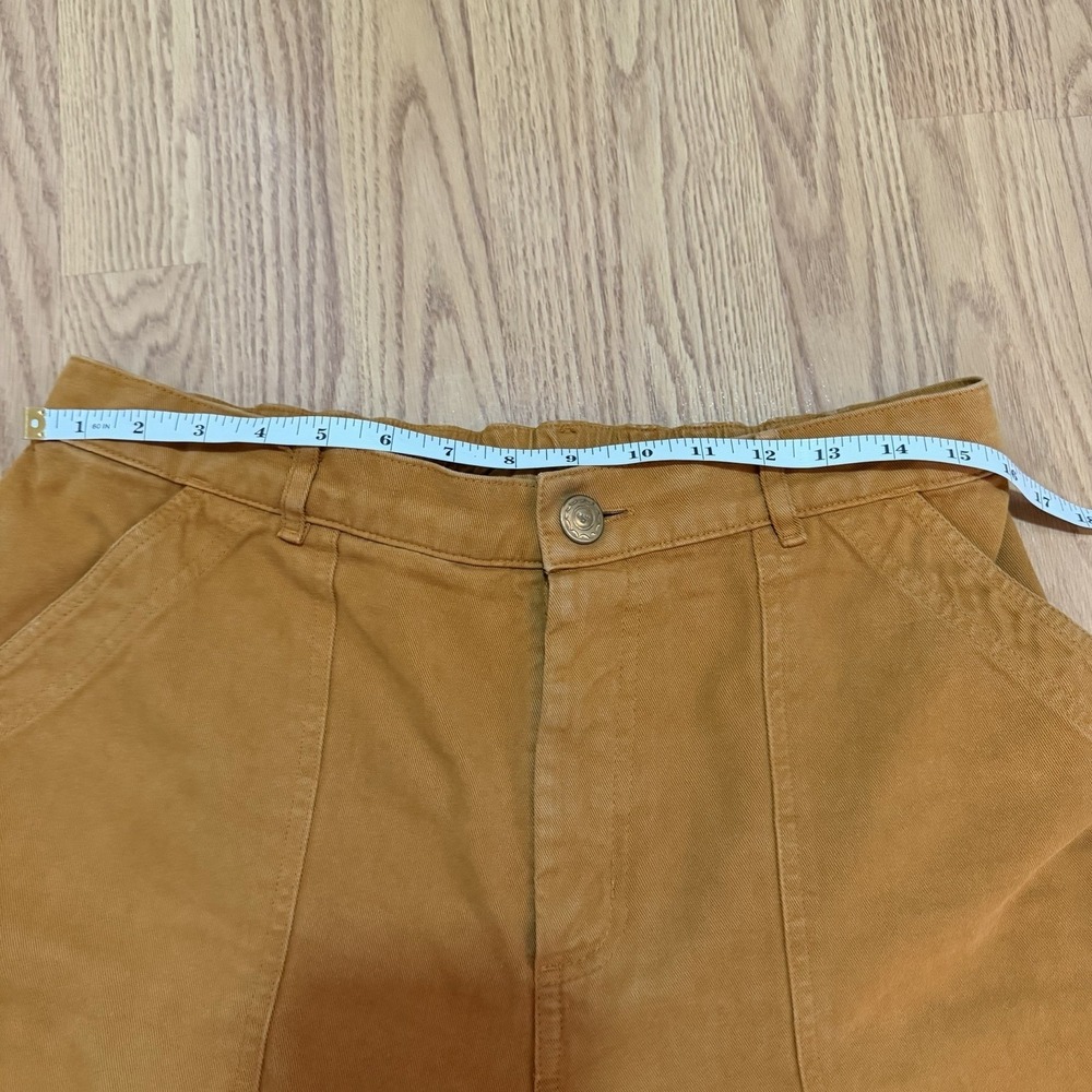 Big Bud Press Pencil Pants Womens Large Brownish High Waisted Cotton Tapered Leg - Picture 10 of 12